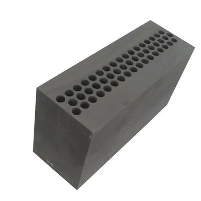 Hög ren grafitgötform